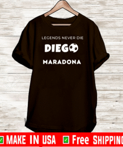 RIP Maradona - Legend Never Die Go Maradona T-shirt