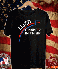 Joe Biden Commander in Thief Benford's Law Trump T-Shirt