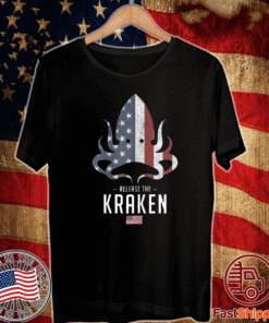 Release The Kraken US Flag T-Shirt