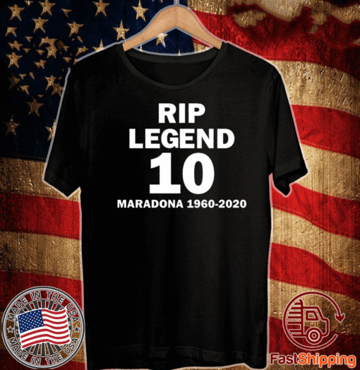 Rip Legend 10 Maradona 1960 2020 T-Shirt