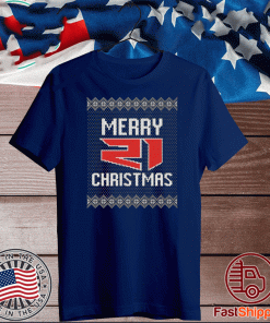 SANDERS CLAUS MERY CHRISTMAS T-SHIRT