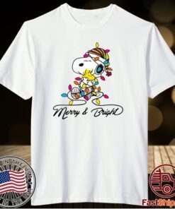 Snoopy Merry And Bright T-Shirt