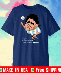 Rip Maradona Diego Argentina Soccer 1960 2020 T-Shirt