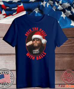 Wheeler Walker Jr deck the halls with balls Christmas T-Shirt