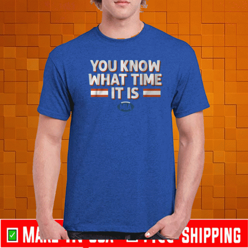 You Know What Time It Is Shirt - Miami Football