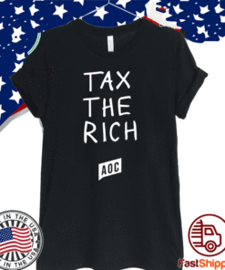 Logo AOC Tax The Rich T-Shirt