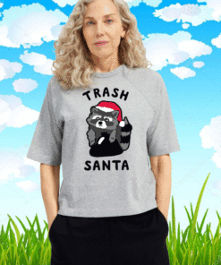 TRASH SANTA MERY CHRISTMAS T-SHIRT