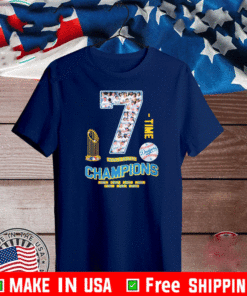 7 time world series champion 1955 2020 T-Shirt