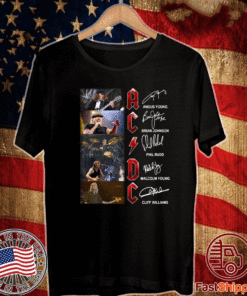 AC DC Angus Young Brian Johnson Phil Rudd Malcolm Young Cliff Williams Shirt