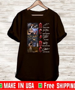 AC DC Angus Young Brian Johnson Phil Rudd Malcolm Young Cliff Williams Shirt