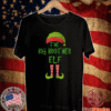 BIG BROTHER ELF MATCHING FAMILY CHRISTMAS PARTY PAJAMA SHIRT