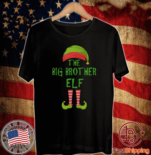 BIG BROTHER ELF MATCHING FAMILY CHRISTMAS PARTY PAJAMA SHIRT