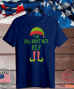 BIG BROTHER ELF MATCHING FAMILY CHRISTMAS PARTY PAJAMA SHIRT