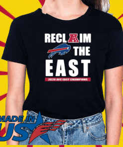 Buffalo Bills Reclaim The East 2020 AFC East Champions Shirt