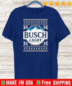 Busch light 2020 ugly christmas T-Shirt