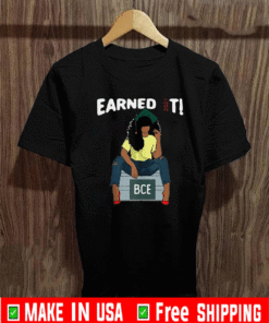 Earned It Bachelor Of Civil Engineering Bce Black Graduate Shirt