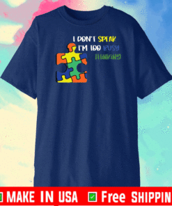 I dont speak I am too busy thinking puzzle Tee Shirts