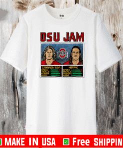 Buy Osu Jam Ohio State Carpenter Hawk 2021 T-Shirt