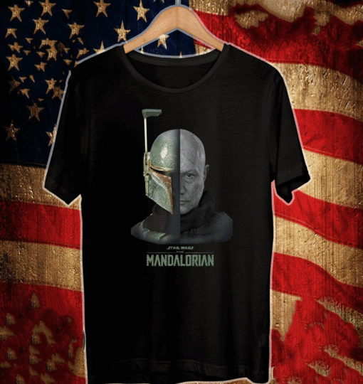 Star Wars: The Mandalorian Boba Fett Split Face T-Shirt