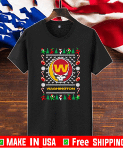 Washington Football Team Grateful Dead Ugly Christmas T-Shirt