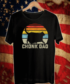 Chonk Cat Dad Vintage T-Shirt