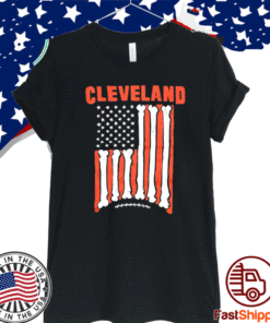 Cleveland Football Flag T shirt