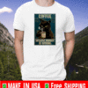 Coffee Because Murder Is Wrong Black Cat Vintage 2021 T-Shirt