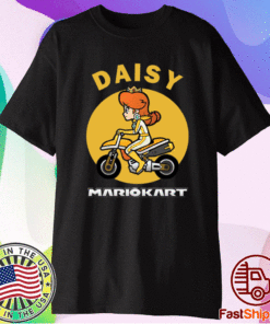 Daisy Mario Kart Motorcycle T-Shirt