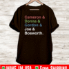 Donna Gordon Joe And Bosworth 2021 T-Shirt