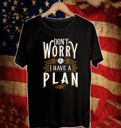 Don't Worry I Have A Plan Funny RPG Gaming Dragon Lover 2021 T-Shirt