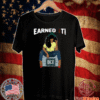 Earned It Bachelor Of Civil Engineering Bce Black Graduate Shirt