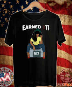 Earned It Bachelor Of Civil Engineering Bce Black Graduate Shirt
