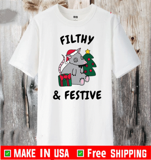 FILTHY & FESTIVE MERY CHRISTMAS T-SHIRT