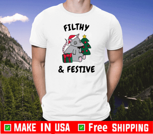 FILTHY & FESTIVE MERY CHRISTMAS T-SHIRT