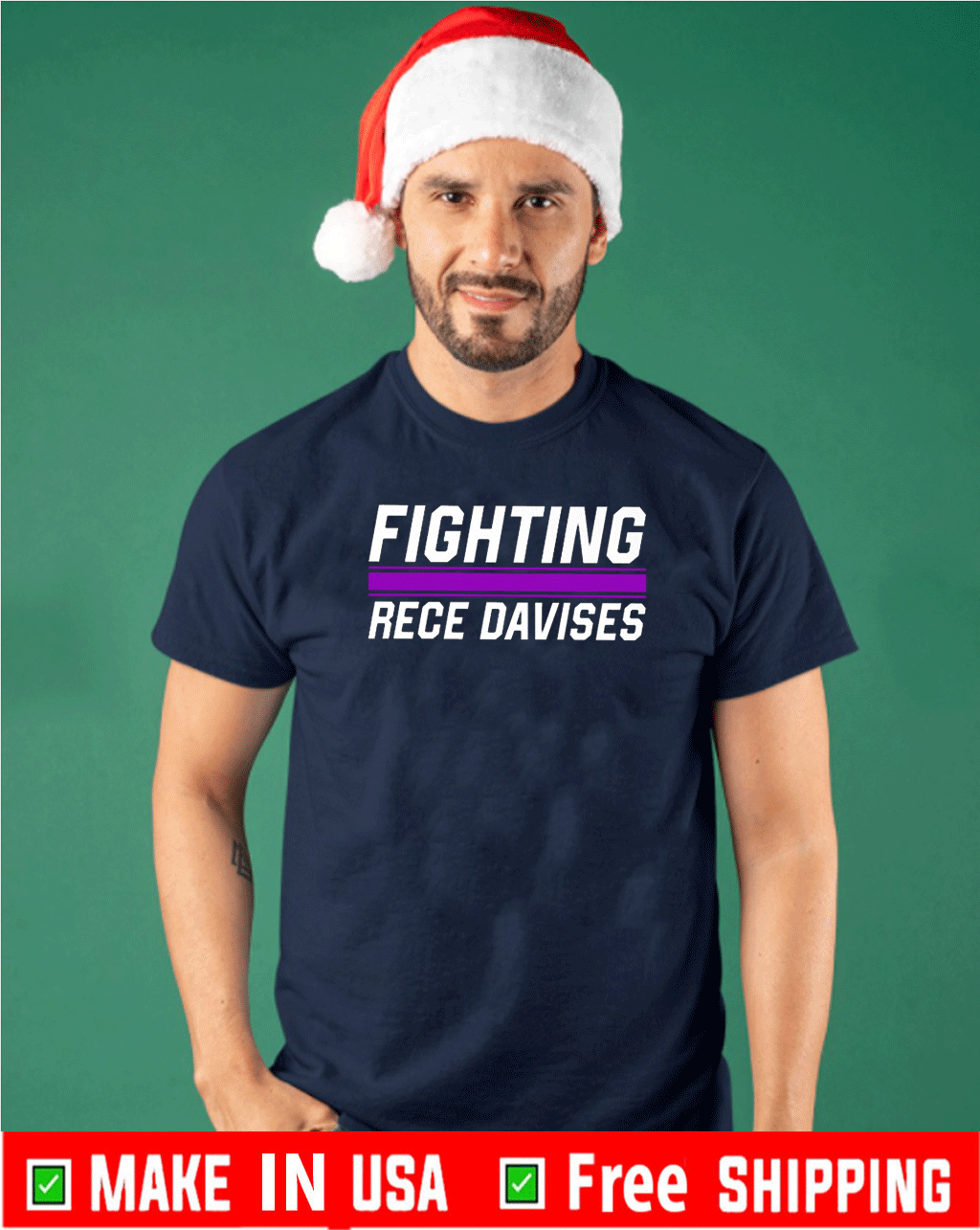 Fighting Rece Davises T-Shirt