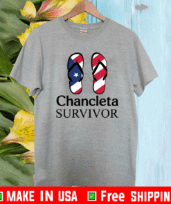 Flip Flop American Chancleta Survivor T-Shirt