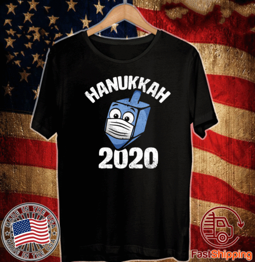 Hanukkah 2020 Dreidel Wearing Face Mask T-Shirt