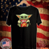 Happy Baby Yoda Hugs Cheez It Box Tee Shirts