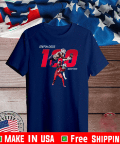 Happy Buffalo Bills Stefon Diggs 100 Receptions T-Shirt