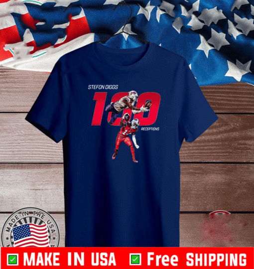 Happy Buffalo Bills Stefon Diggs 100 Receptions T-Shirt