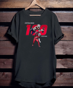 Happy Buffalo Bills Stefon Diggs 100 Receptions T-Shirt