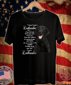 I Know I’m Just A Labrador But If You Feel Sad I’ll Be Your Smile T-Shirt