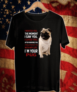I Wanted You The Moment I Saw You I Loved You After Knowing You I’m Your Pug 2021 T-Shirt
