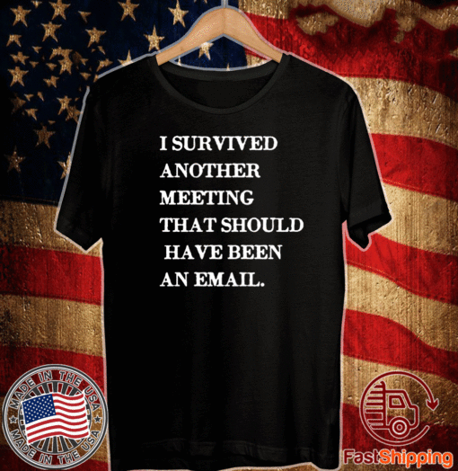 I survived another meeting that should have been an email T-Shirt