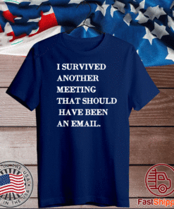 I survived another meeting that should have been an email T-Shirt