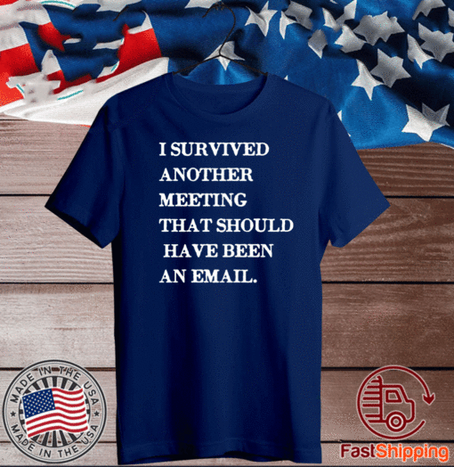 I survived another meeting that should have been an email T-Shirt