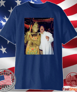 Jim Carrey and Eddie Murphy grinch t-shirt