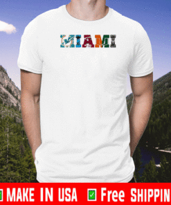 Miami Dolphins - Miami Marlins - Miami Heat - Miami Hurricanes -Inter Miami T-Shirt