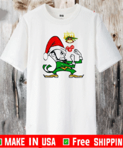 Notre Dames Fighting Irish Santa Merry Christmas 2021 T-Shirt
