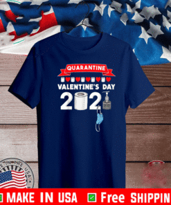 Quarantine Valentines Day 2021 Facemask T-Shirt